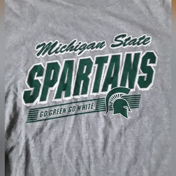 ProEdge - Michigan State Spartans "Go Green Go White" Medium Tagless Tshirt - Picture 2 of 5